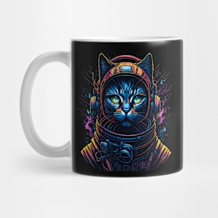 Space Suit Cat Mug